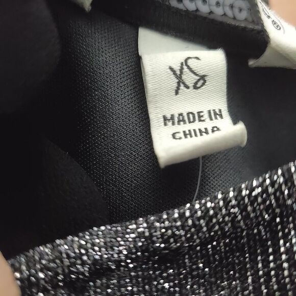 Speechless Womens Glittery Skater Dress Metallic Sleeveless Glam Party Rock XS - Picture 9 of 12